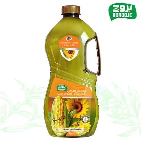 روغن سرخ کردنی ذرت 1.8 لیتری بروج